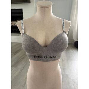 Victoria's secret small push up bra t shirt cotton